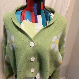 Women’s Crop sweater Cardigan